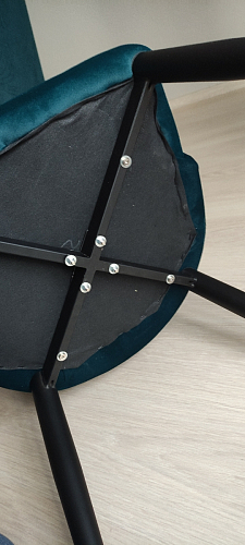 Стул на металлокаркасе Kora black / gray фото покупателя 272