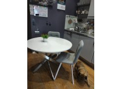 Стул на металлокаркасе Чилли горчичный / белый фото покупателя 345