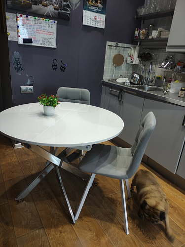 Комплект стульев Чилли 2 шт бежевый / черный фото покупателя 345