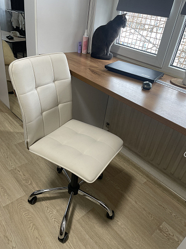 Компьютерное кресло One/Ван флок серый 29 фото покупателя 38