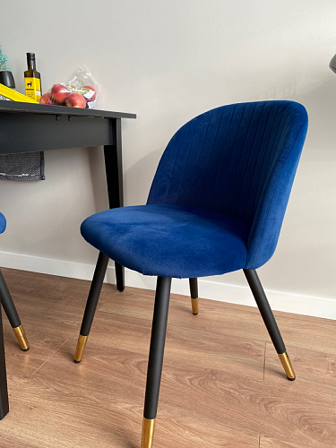 Стул на металлокаркасе Gabi wine red / black фото покупателя 759