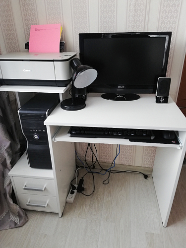 Компьютерный стол Джаз-24 левый венге фото покупателя 87