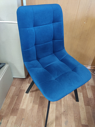 Стул на металлокаркасе Чилли синий / белый фото покупателя 741