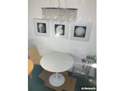 Стеклянный стол Tulip 90 white фото покупателя 35