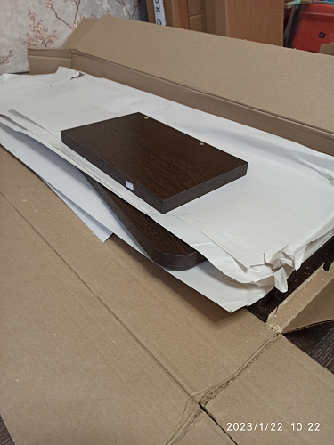 Письменный стол СР-132-130 В-ЛЕВ левый венге фото покупателя 1