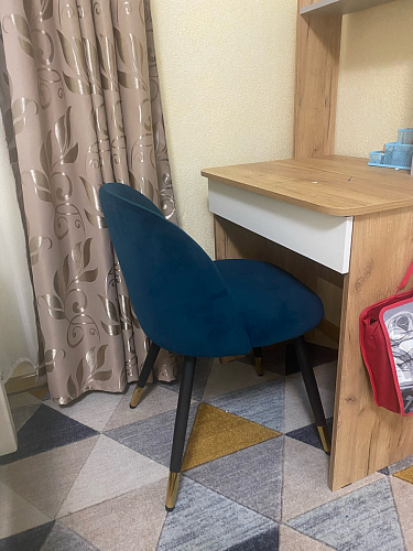 Стул на металлокаркасе Gabi gray / black фото покупателя 81