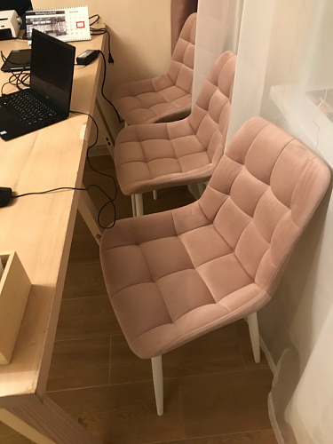 Стул на металлокаркасе Челси К крутящийся бирюзовый / черный фото покупателя 114