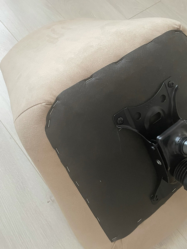 Компьютерное кресло Честер латте / черный фото покупателя 69