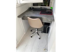 Компьютерное кресло Kolin с подушкой clear / white фото покупателя 353