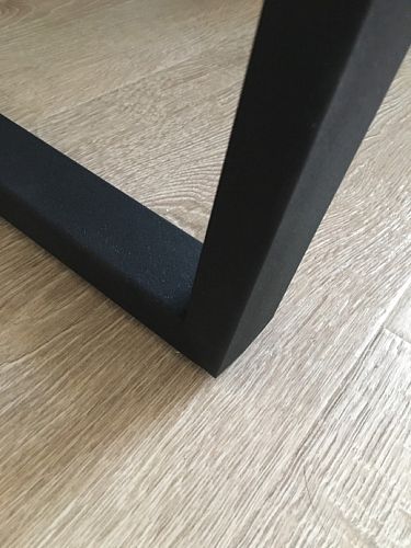 Стол Лота Лофт 140 25 мм черный матовый / бетон фото покупателя 229