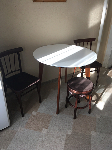 Стол обеденный Вosco/Боско D90 белый / натуральный фото покупателя 34