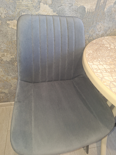 Стул на металлокаркасе Седа К кирпичный / черный фото покупателя 61