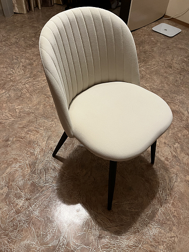 Стул на металлокаркасе Gabi 1 dark gray / black фото покупателя 877