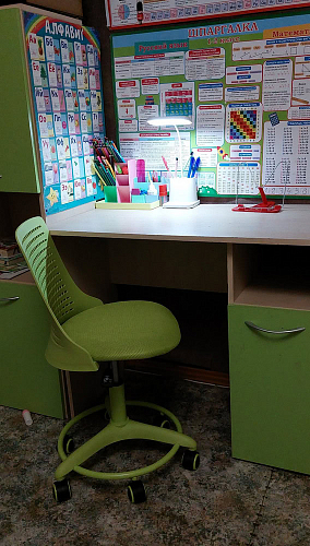 Компьютерное кресло Kiddy/Кидди розовое ткань (сетка) фото покупателя 37