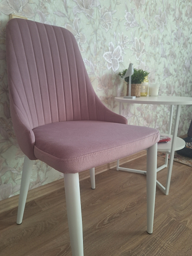 Стул на металлокаркасе Kora white / gray фото покупателя 330