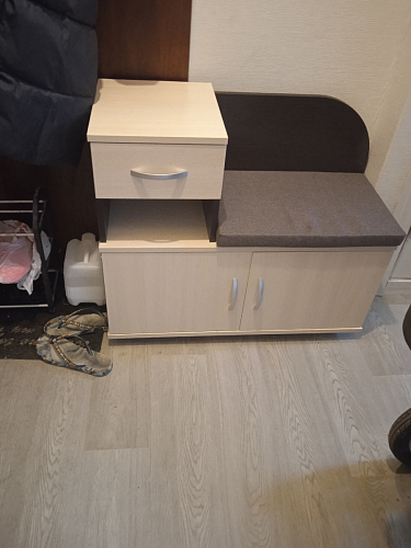 Обувница Аврора дуб млечный / венге фото покупателя 128