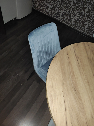 Стул на металлокаркасе Seda black / light gray фото покупателя 5