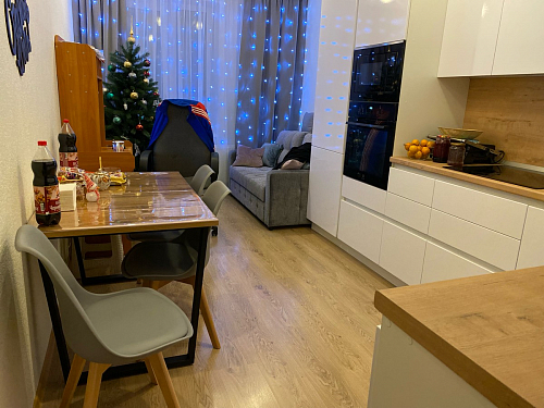 Деревянный стол Лота Лофт 120x75 дуб крафт табачный / черный матовый фото покупателя 33