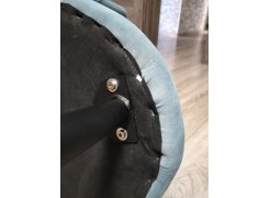 Стул на металлокаркасе Gabi green / black фото покупателя 766