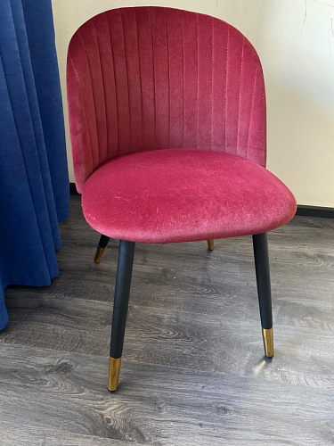 Стул на металлокаркасе Gabi 1 темно-серый / черный фото покупателя 122