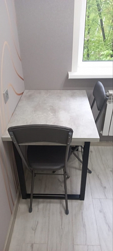 Стол Форли дуб рошелье / черный матовый фото покупателя 2