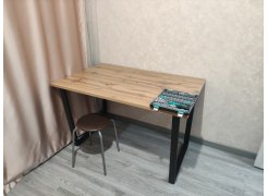 Стол Лота Лофт 120 25 мм сабия / черный матовый фото покупателя 538