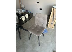 Стул на металлокаркасе Чилли светло-серый / черный фото покупателя 279