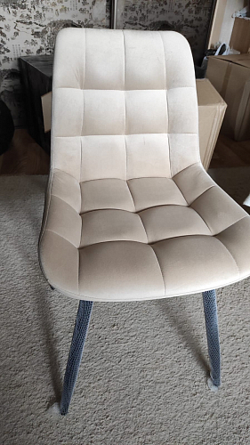 Стул на металлокаркасе Челси бирюзовый / черный фото покупателя 34