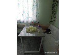 Деревянный стол Лота Лофт 120(160)х75 черный матовый / бетон светлый фото покупателя 971