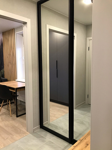 Письменный стол Леон Лофт черный матовый / дуб вотан фото покупателя 193