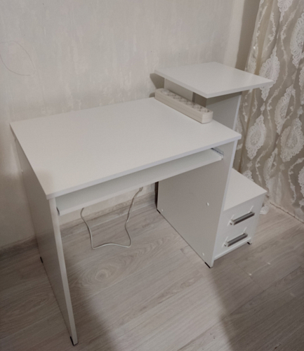 Компьютерный стол Джаз-24 правый дуб сонома фото покупателя 126