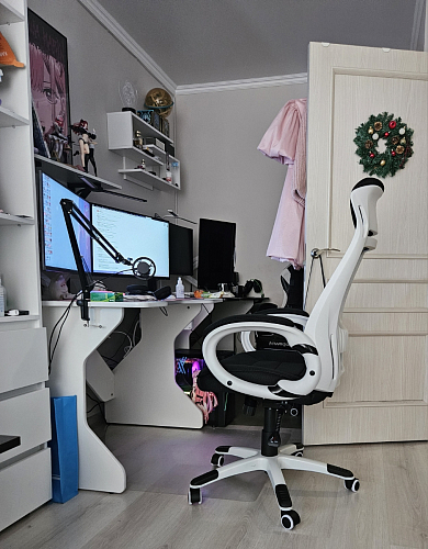 Компьютерное кресло Burgos белое фото покупателя 25