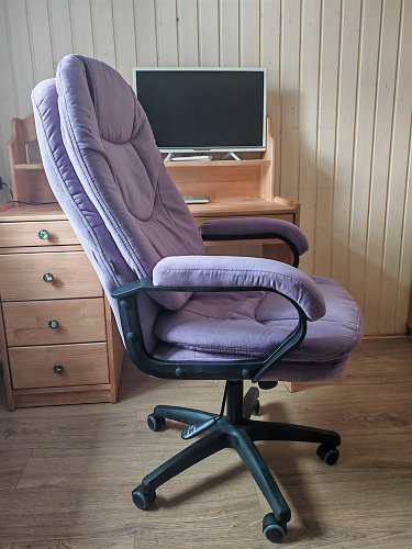 Компьютерное кресло Comfort lux серый фото покупателя 7