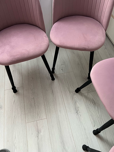 Стул на металлокаркасе Gabi latte / gold / black фото покупателя 196