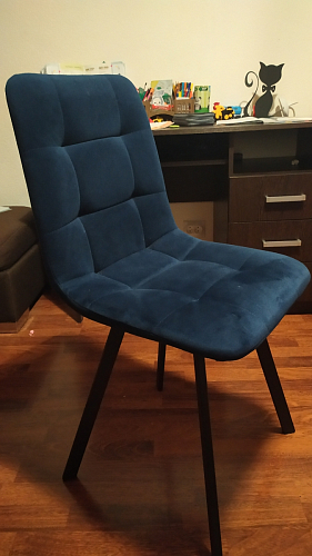 Комплект стульев Чилли 2 шт бежевый / черный фото покупателя 57