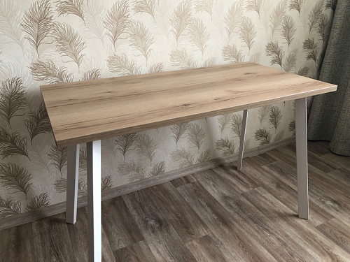 Стеклянный стол Фостер 120(160)х120х76 серый мрамор / черный фото покупателя 54