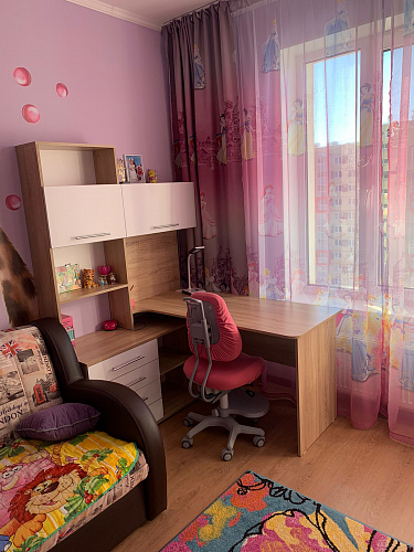 Компьютерный стол КСТ-14.1Л левый дуб сонома / белый фото покупателя 11