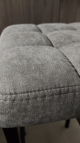 Барный стул Лофт микровелюр катания блэк / черный матовый фото покупателя 29