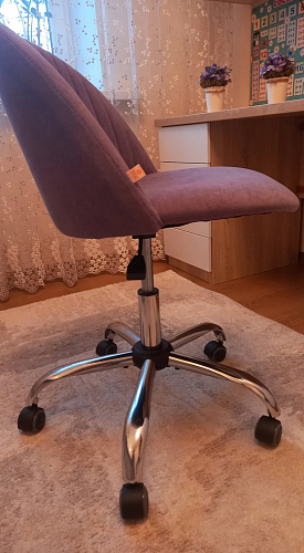 Компьютерное кресло Melody розовое фото покупателя 205