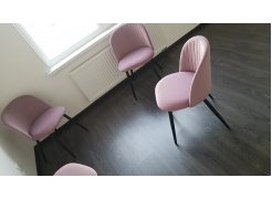 Стул на металлокаркасе Gabi 1 light purple / black фото покупателя 133