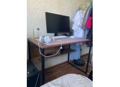 Письменный стол Клер Лофт черный матовый / бетон фото покупателя 25