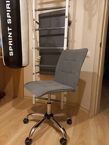 Компьютерное кресло One/Ван флок серый 29 фото покупателя 92