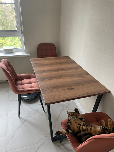 Стол раскладной Лота Лофт 120 25 мм юта / черный матовый фото покупателя 54