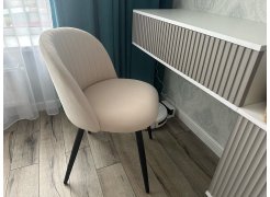 Стул на металлокаркасе Gabi 1 gray / black фото покупателя 210