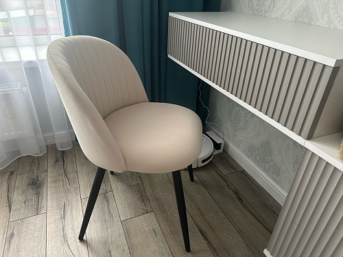 Стул на металлокаркасе Gabi 1 light purple / black фото покупателя 210