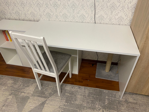 Письменный стол Лайт 03.245F белый гладкий 101 фото покупателя 105