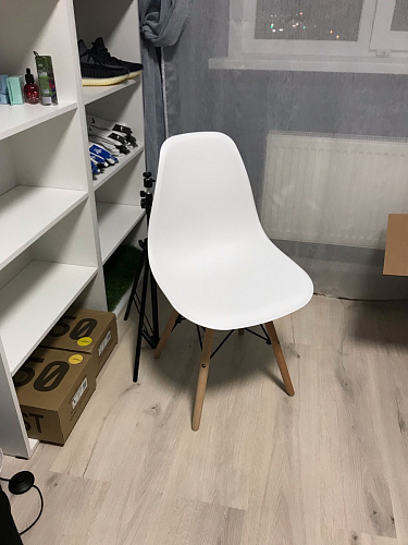 Пластиковый стул Eames PC-015 желтый фото покупателя 400