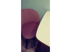 Стул на металлокаркасе Gabi 1 gray / black фото покупателя 165