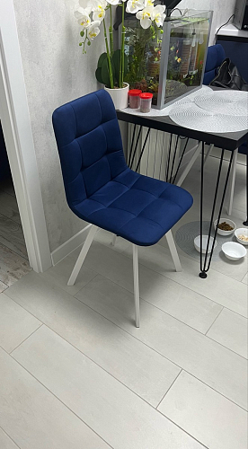 Стул на металлокаркасе Чилли черный / зеленый фото покупателя 708