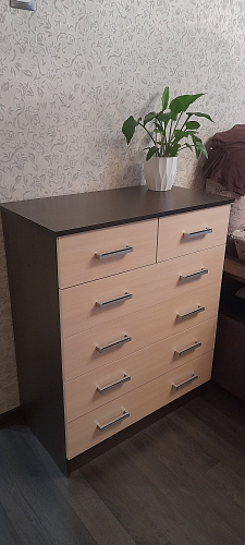 Комод Катрин 3 венге / дуб молочный фото покупателя 2